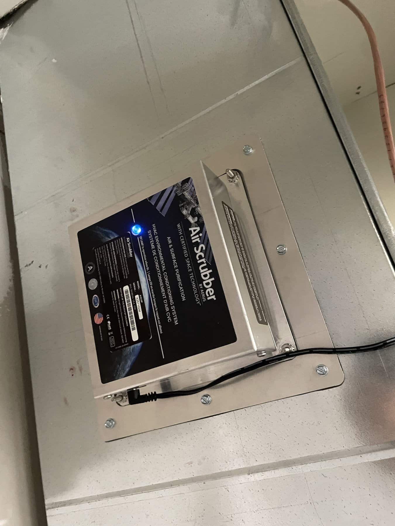 Roland AC Coil and Blower Cleaning With a UV Air Cleaner Installation