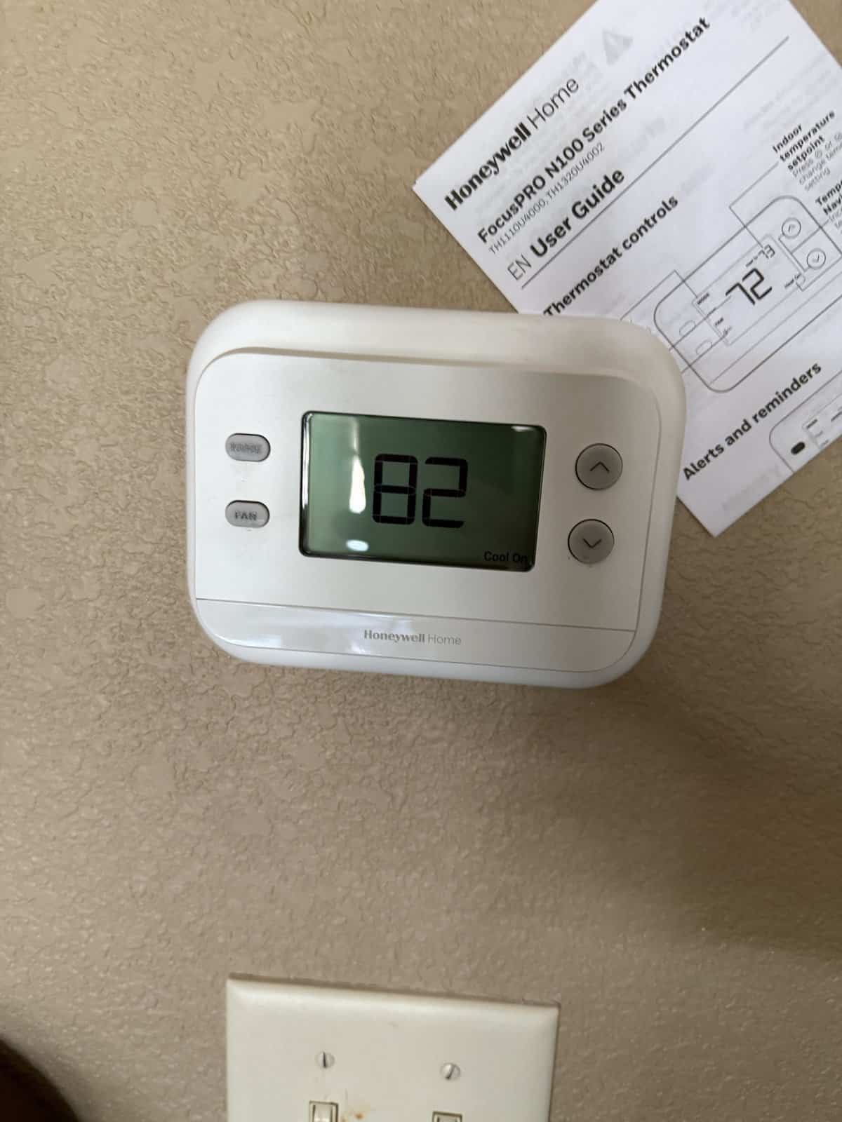 Detail photo from a Fort Smith, Arkansas HVAC service visit