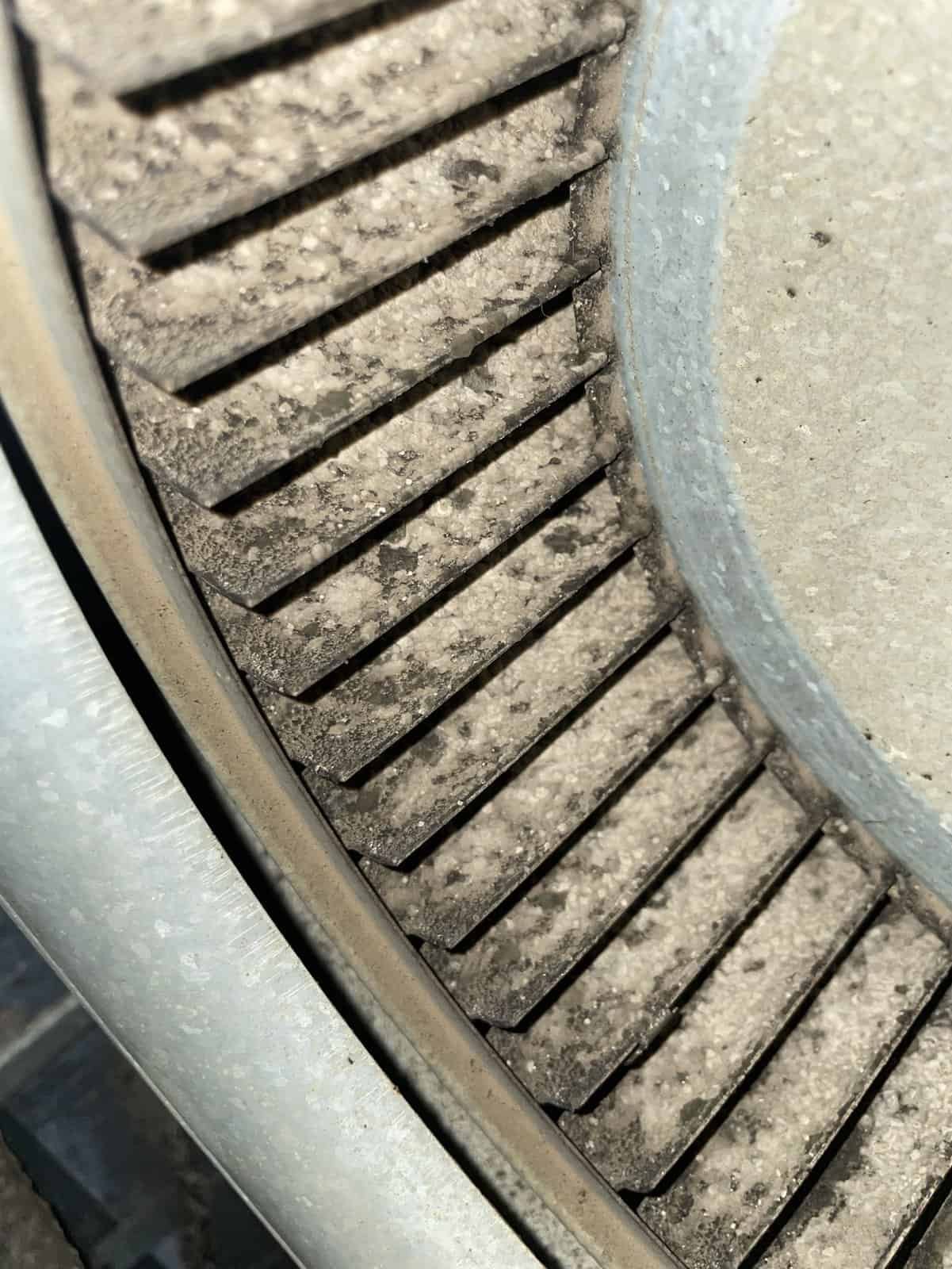 Detail photo from a Van Buren, Arkansas HVAC service visit