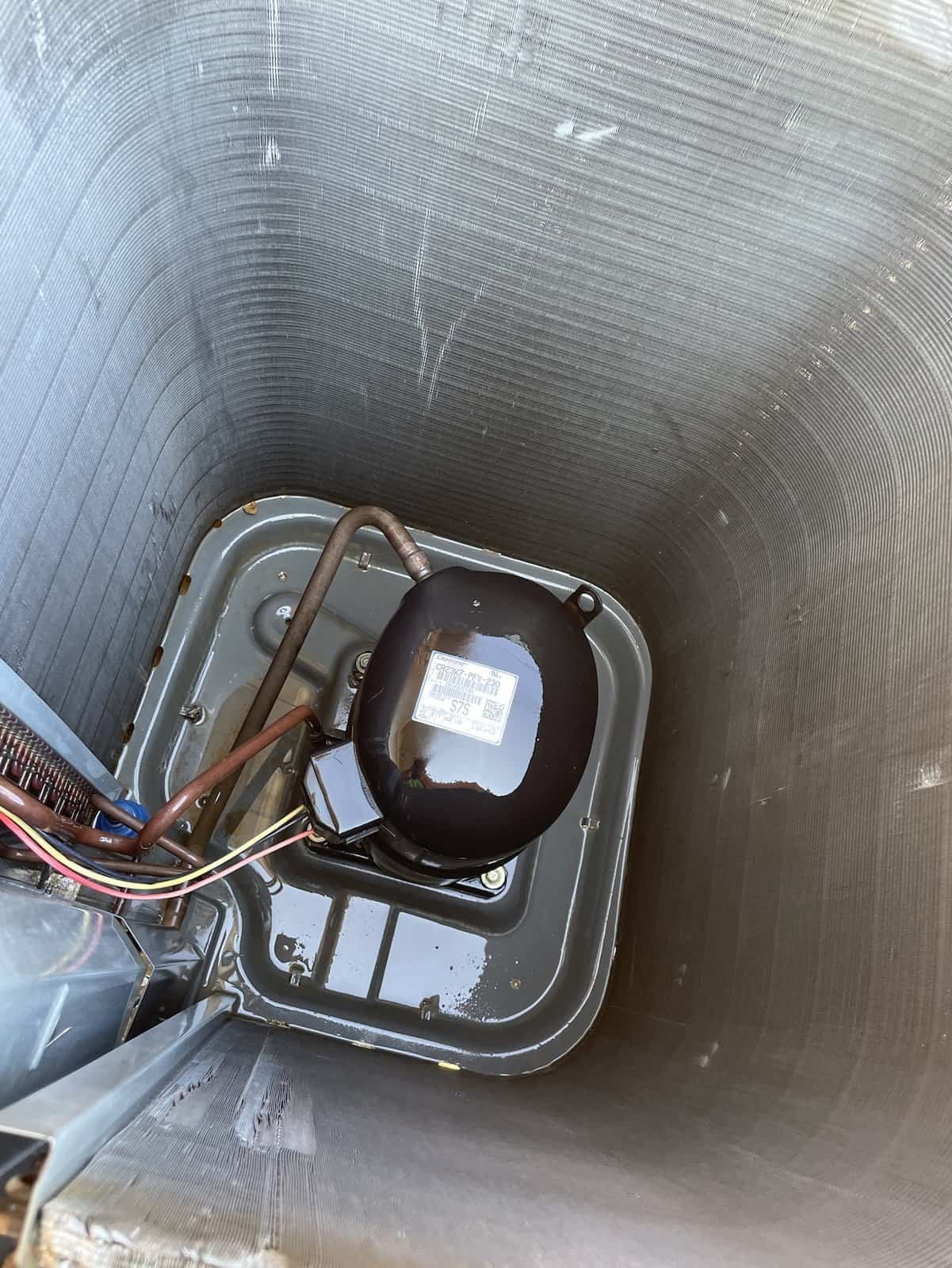 Detail photo from a Barling, Arkansas HVAC service visit