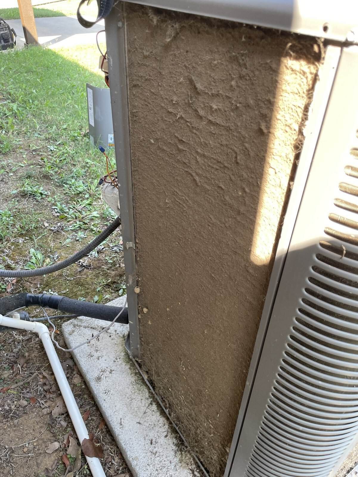 Detail photo from a Greenwood, Arkansas HVAC service visit