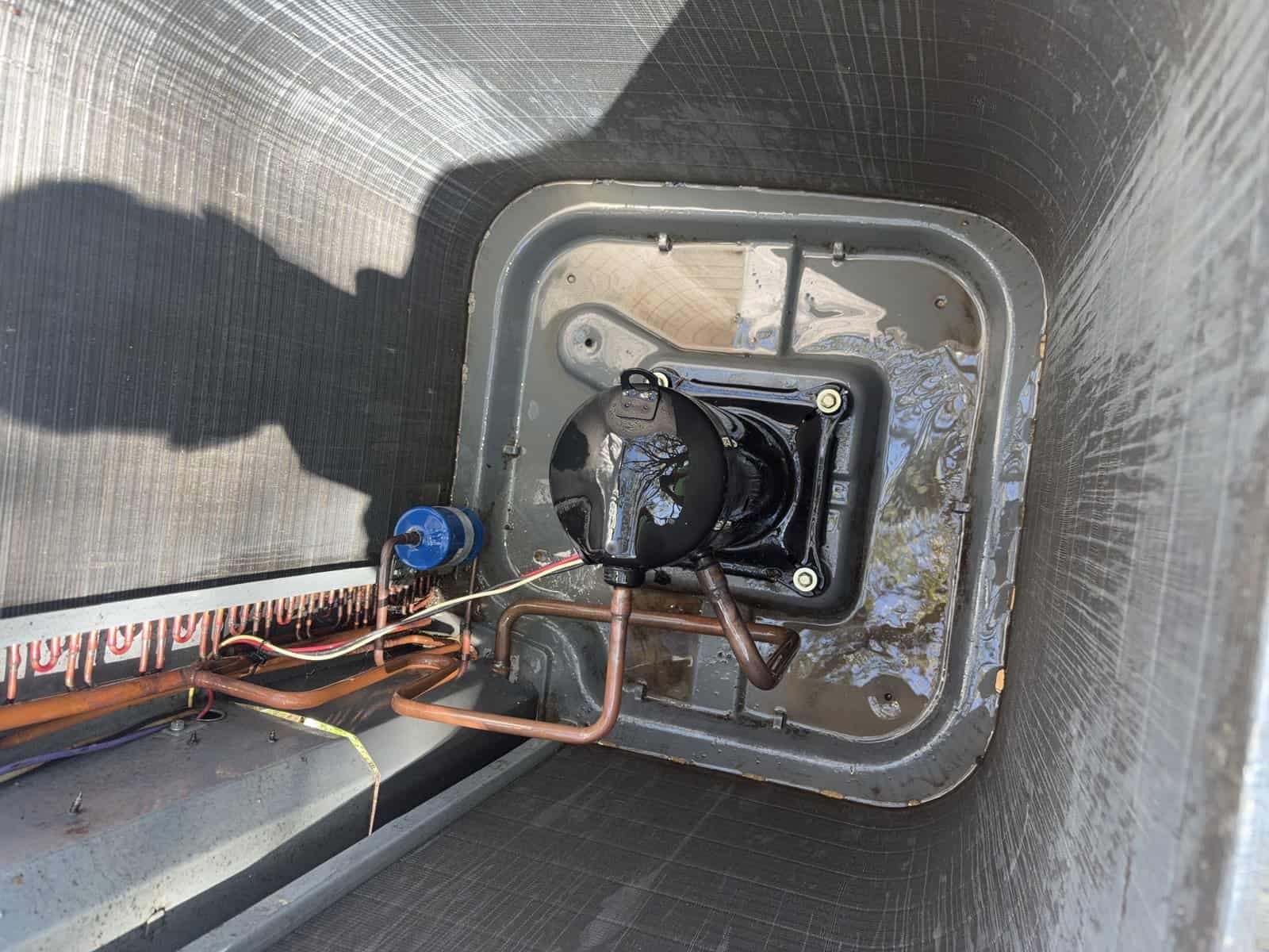 Detail photo from a Barling, Arkansas HVAC service visit