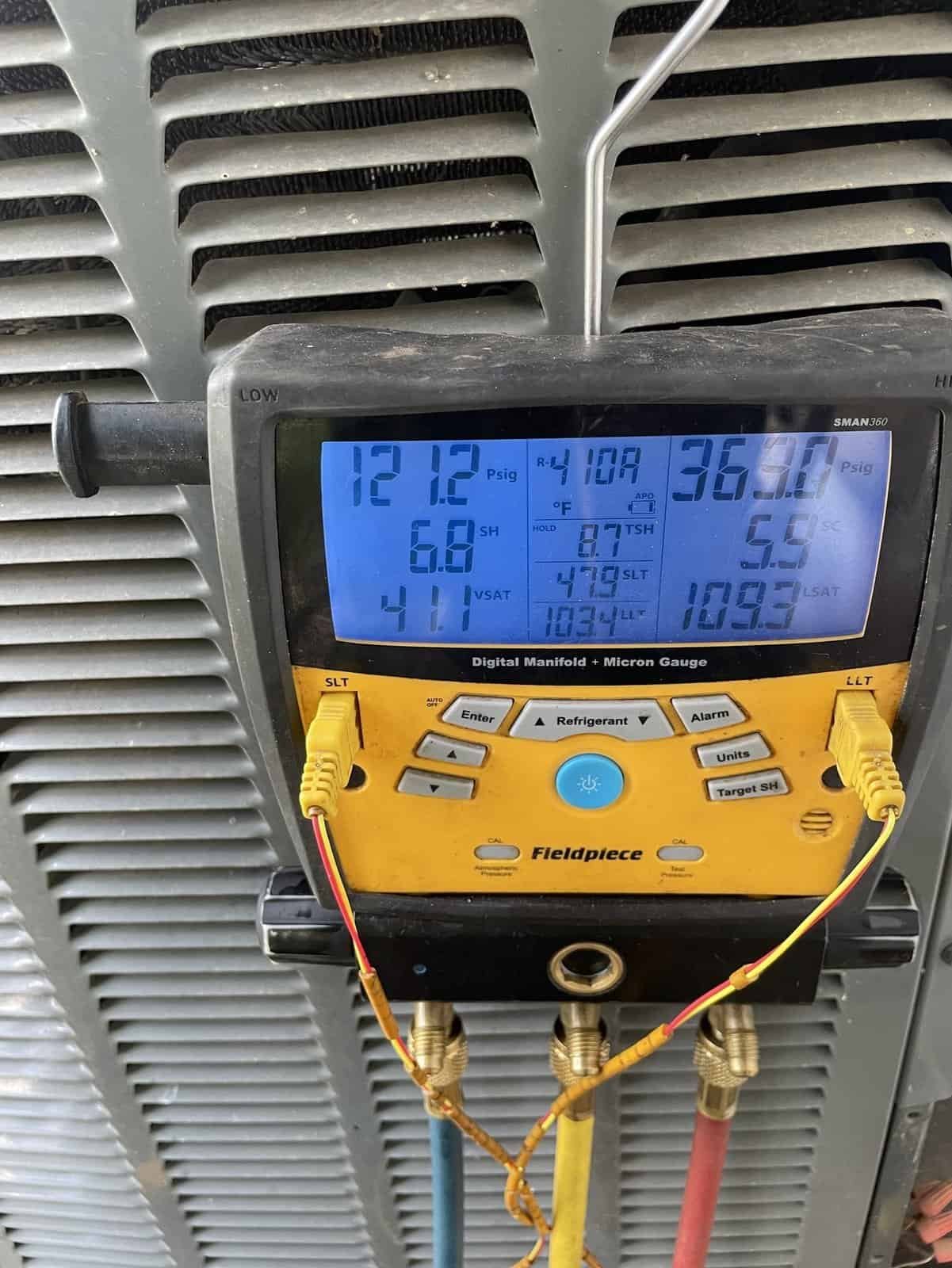 Detail photo from a Hackett, Arkansas HVAC service visit