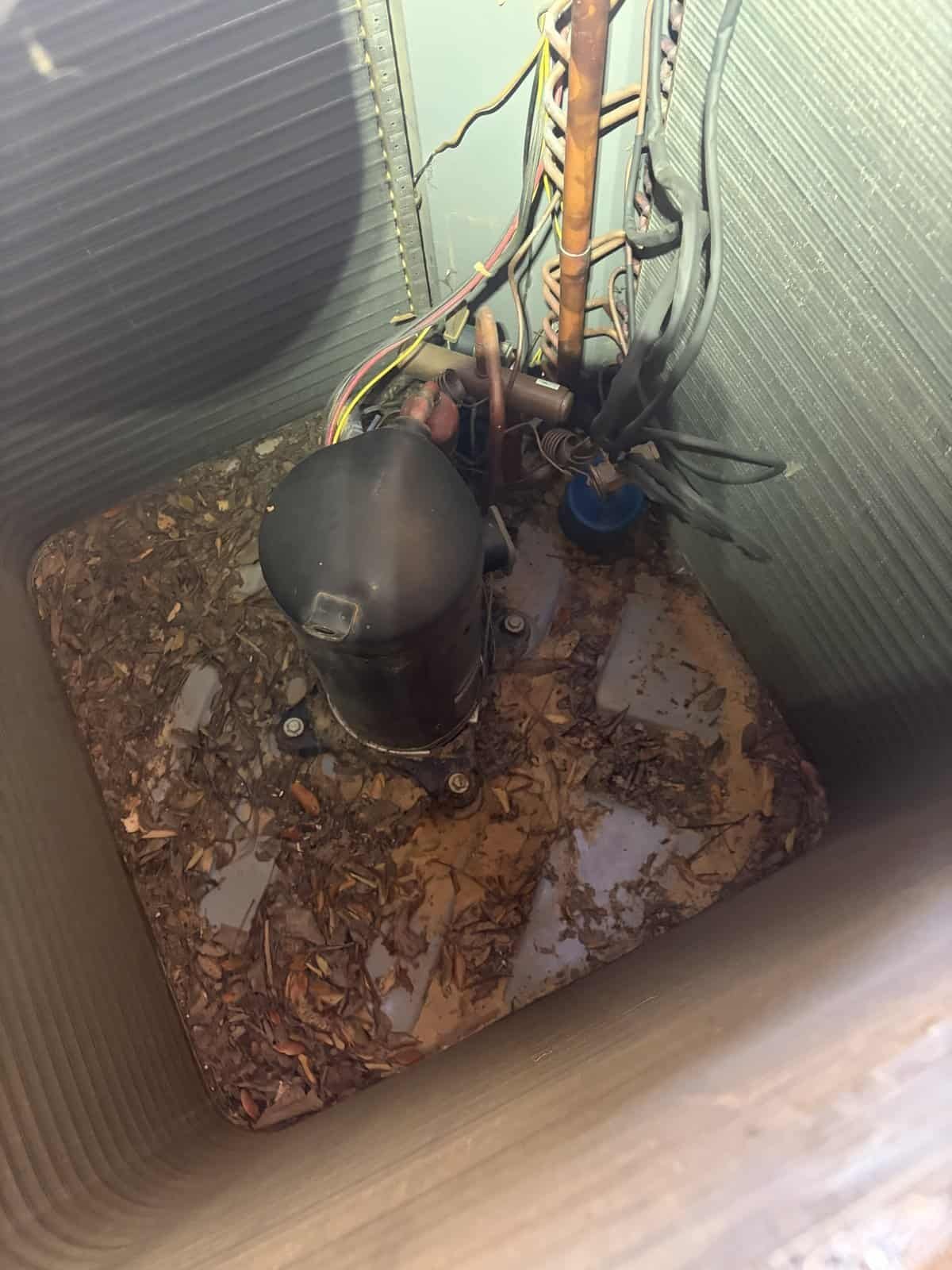 Detail photo from a Greenwood, Arkansas HVAC service visit