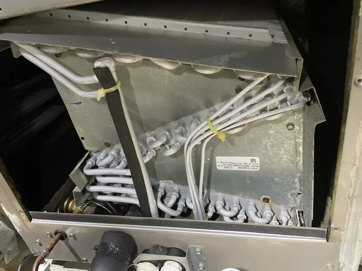 Detail photo from a Fort Smith, Arkansas HVAC service visit
