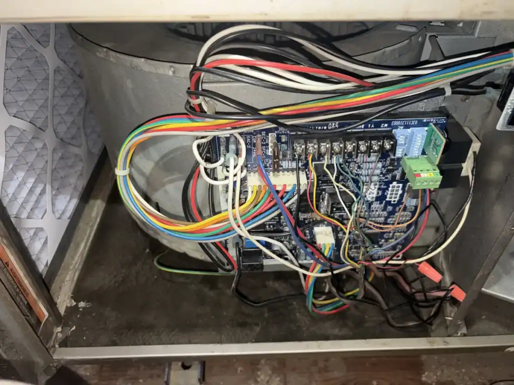 HVAC service photo from a Fort Smith, Arkansas job