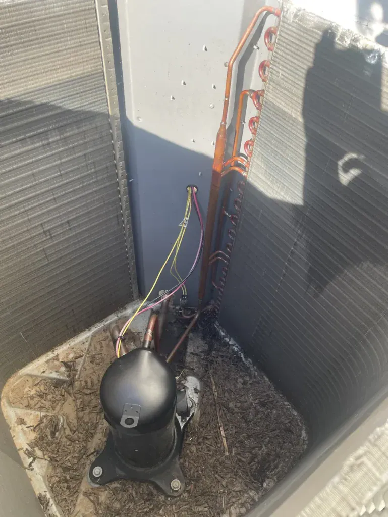 HVAC service photo from a Greenwood, Arkansas job