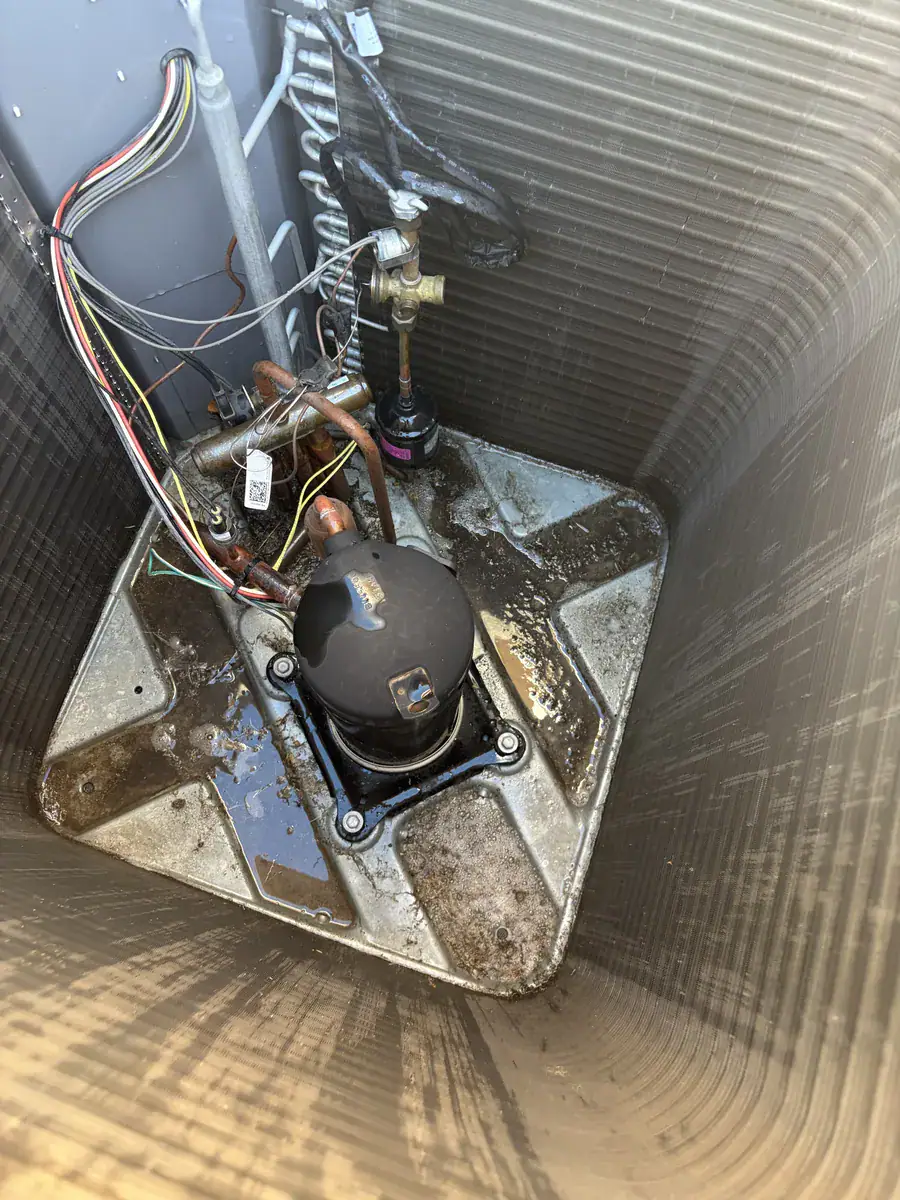 Detail photo from a Fort Smith, Arkansas HVAC service visit