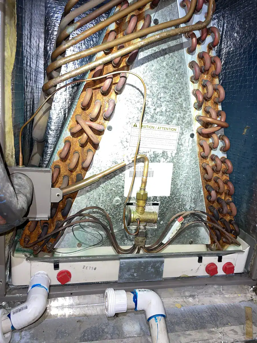 Detail photo from a Fort Smith, Arkansas HVAC service visit