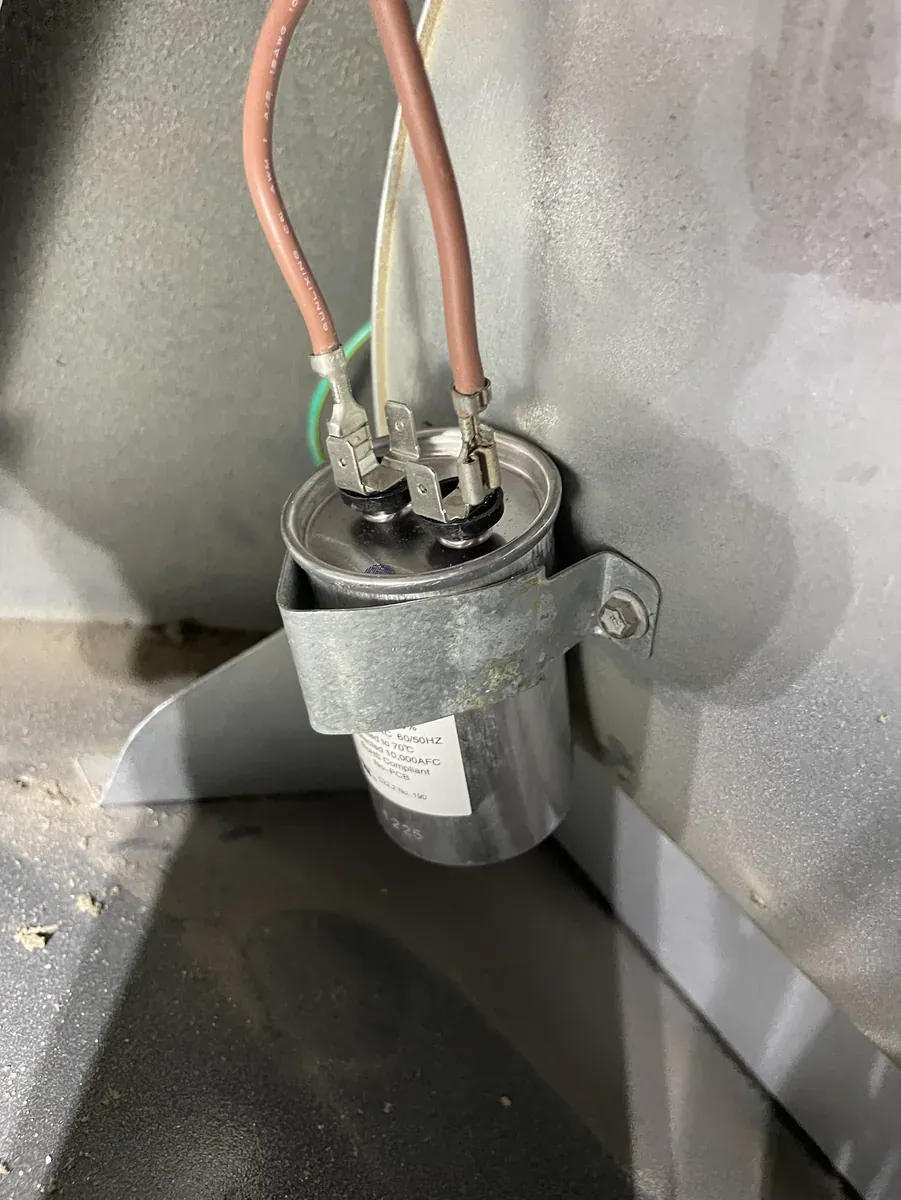Detail photo from a Fort Smith, Arkansas HVAC service visit