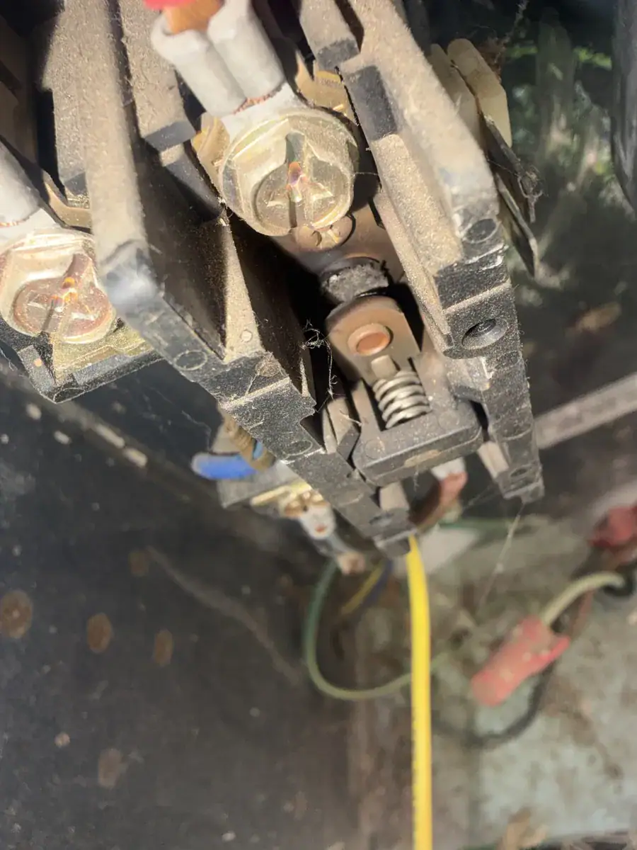 Detail photo from a Greenwood, Arkansas HVAC service visit
