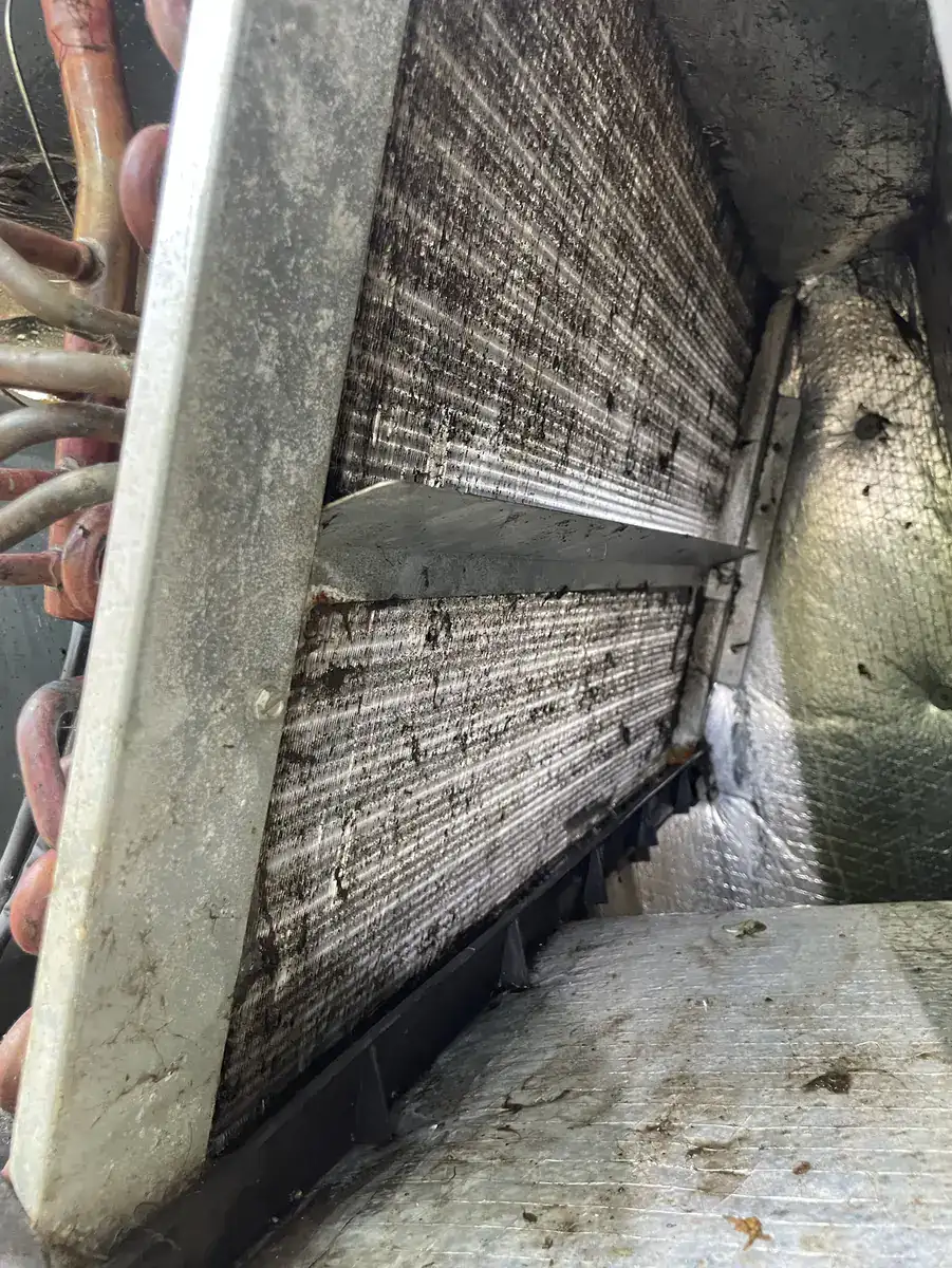 Detail photo from a Van Buren, Arkansas HVAC service visit