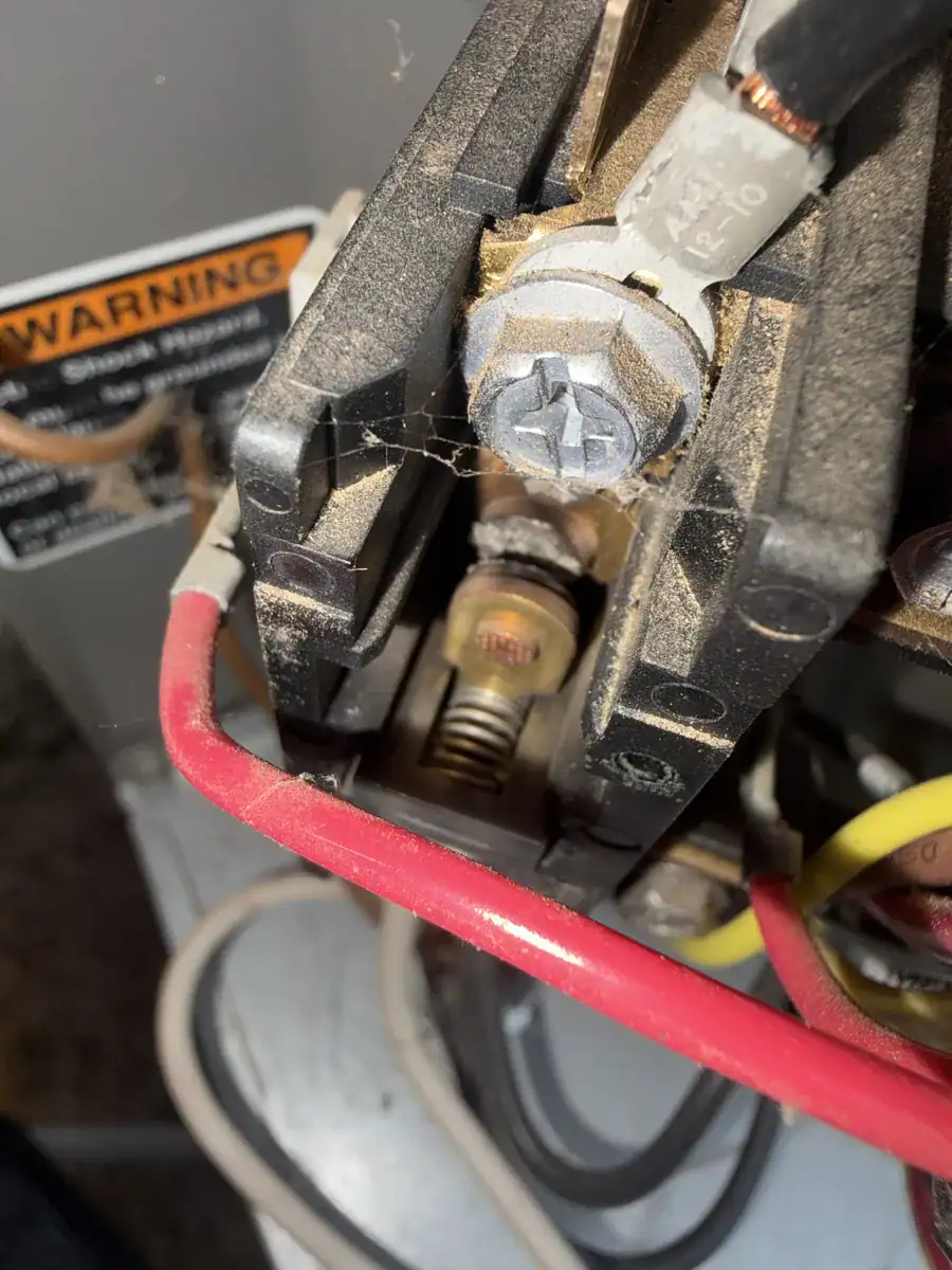 Detail photo from a Fort Smith, Arkansas HVAC service visit