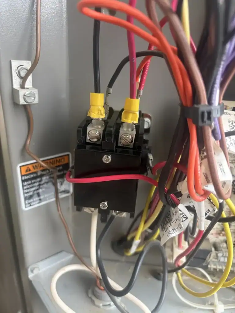 HVAC service photo from a Fort Smith, Arkansas job