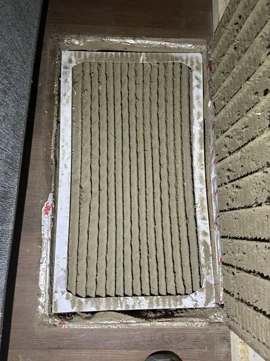 Detail photo from a Mansfield, Arkansas HVAC service visit