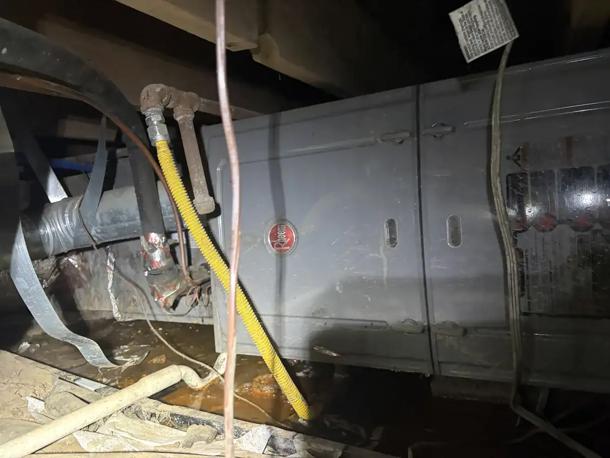Detail photo from a Fort Smith, Arkansas HVAC service visit