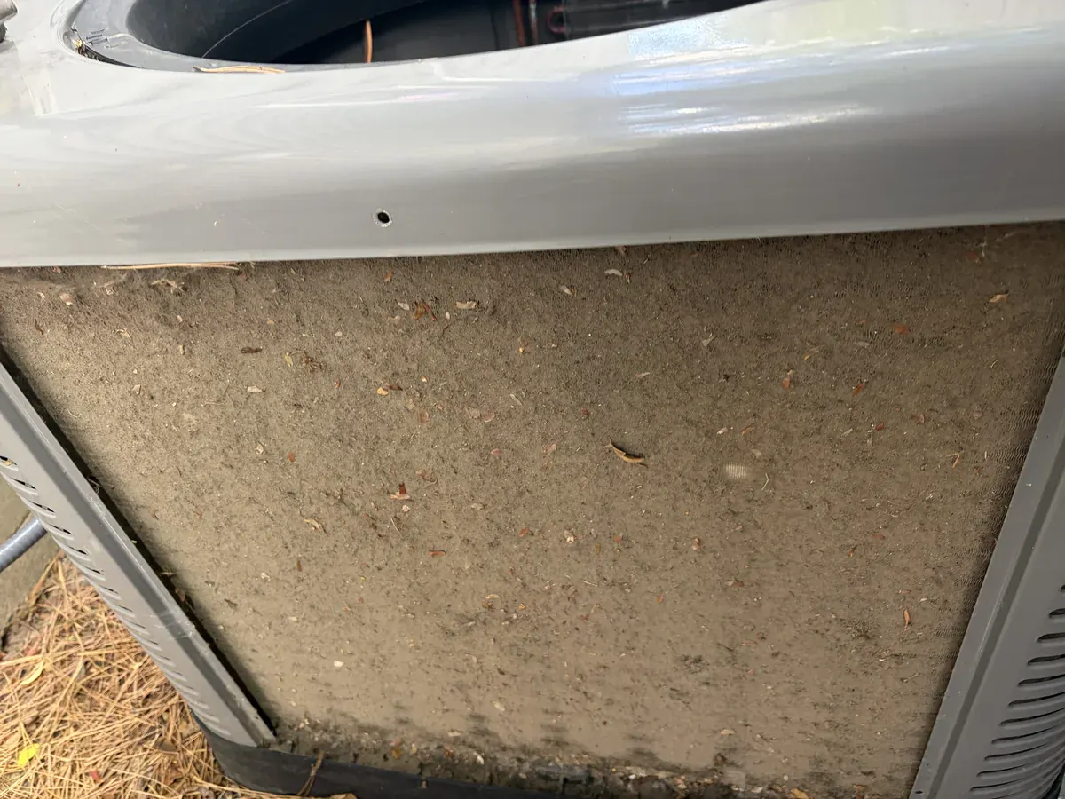 Dirty Outdoor AC Coil and a Crawl Space Unit in Fort Smith, AR (AC Tune-Up)