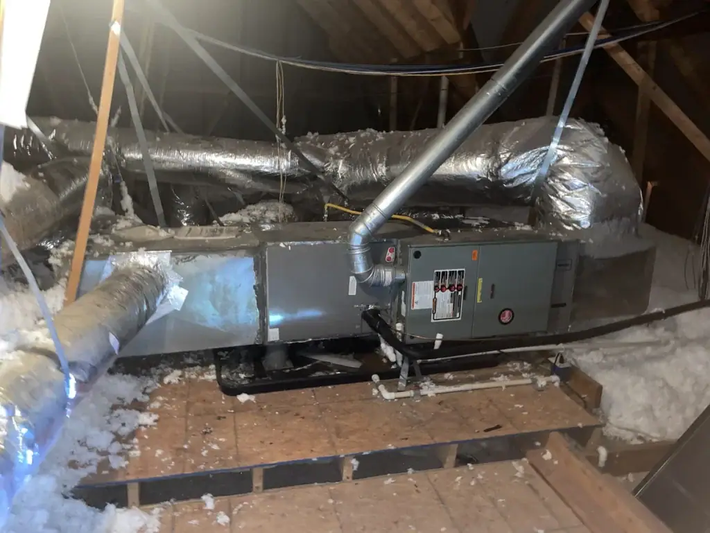 HVAC service photo from a Greenwood, Arkansas job
