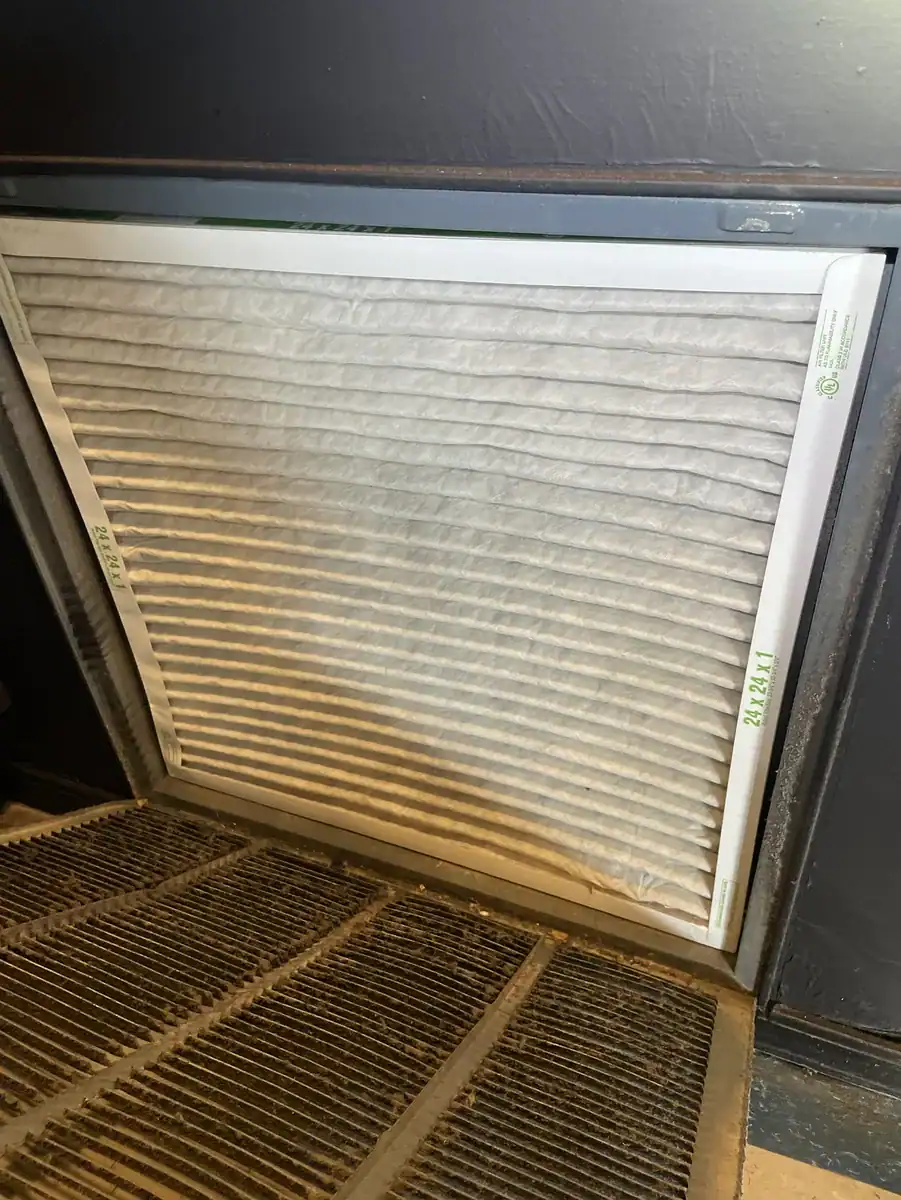 Detail photo from a Greenwood, Arkansas HVAC service visit