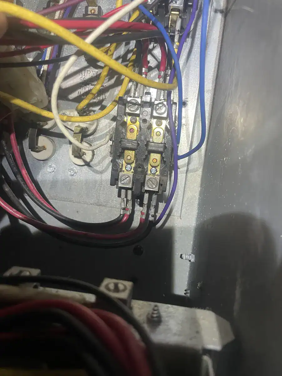 Furnace wiring checked on a Fort Smith no-heat call