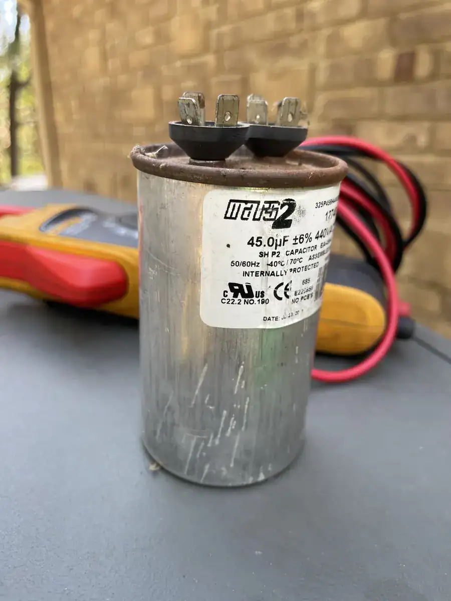 Capacitor (motor start part) for a Greenwood air conditioner