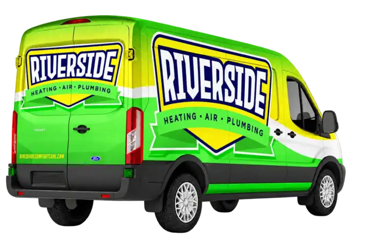 Riverside Heating Air Plumbing service van
